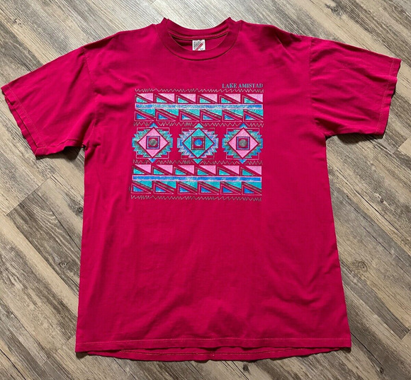 Jerzees Other - VTG Lake Amistad T-Shirt Men's Size XL Single Stitch Made In USA Jerzees Travel